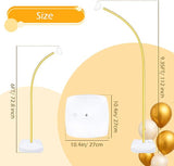 Gold Balloon Arch Kit 8.2FT and 5FT Half Arch Stand for Wedding Birthday Party
