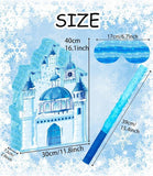 Princess Winter Piñata Blue Ice Castle for Girl Birthday and Christmas Party Fun