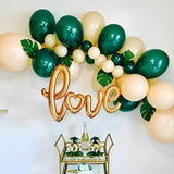 66 Pack Dark Green 12 Inch Balloons for Birthday Christmas Baby Shower Party Decor