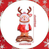 3D Standing Reindeer Foil Balloons Set for Christmas and Birthday Party Decorations