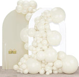 Beige Balloon Arch Kit, Cream White Party Garland, 140 Piece Set