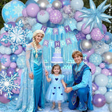 Frozen Birthday Balloon Arch Kit, Winter Wonderland Party