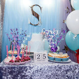 Winter Wonderland Table Centerpieces 3pcs Snowflake Glitter Foil Decorations for Party