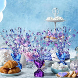 Winter Wonderland Table Centerpieces 3pcs Snowflake Glitter Foil Decorations for Party