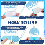Winter Honeycomb Table Centerpieces 12pcs Snowflake Decorations for Party