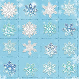 30Pcs Winter Snowflake Hanging Swirl Decorations for Birthday Baby Shower Party