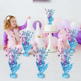 Metallic Foil Snowflake Spray Centerpieces for Winter Wonderland Party Decor
