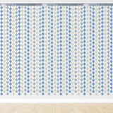 Blue Snowflake Tinsel Backdrop 3 Pack Christmas & Winter Birthday Party Decor