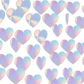 10 Pcs Holographic Iridescent Love Heart Hanging Garlands Birthday Wedding Party Decorations