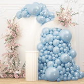 108-Piece Pearl Blue Balloon Arch Kit in Multiple Sizes for Parties & Showers