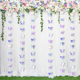 3D Butterfly Hanging Garland Set for Wedding Birthday Baby Shower and Party Decorations