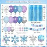 Frozen Birthday Balloon Arch Kit, Winter Wonderland Party