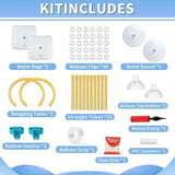 8.2FT & 6FT Balloon Arch Kit with Stand Pump for Birthday Wedding Party Decor