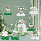 Baby It’s Cold Outside Baby Shower Table Centerpieces 8pcs Snowflake Winter Woodland Decor