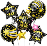 Giant New Year Decorations 32 Inch Star Balloons Party Set 2026