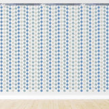 Blue Snowflake Tinsel Backdrop 3 Pack Christmas & Winter Birthday Party Decor