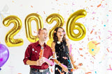 2026 Balloon Numbers 40 Inch Gold New Year Eve Party Decorations Foil Balloons