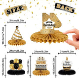 Happy 41st Birthday Honeycomb Table Centerpieces Party Decorations