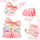 9PCS Butterfly Table Centerpieces Birthday Baby Shower Party Decorations