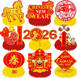 10 Pcs Chinese New Year 2026 Table Centerpieces Year of the Horse Decor