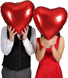 12 Pcs Red Heart Balloons 18 Inch Love Valentines Wedding Birthday Party Decor