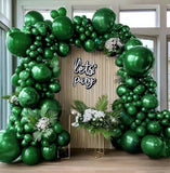 Dark Green Balloon Garland Double Stuffed Emerald Balloons for Birthday Wedding Party Decorations