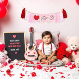Valentines Day Love Banner Pink Gingham Heart Tassel Garland Party Decor