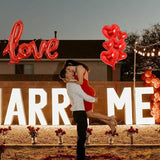 Red Heart Balloons and Love Balloon Kit 21 Pcs Valentines Wedding Party Decorations