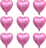 30 Pcs Pink Heart Balloons 18 Inch Foil Love Valentines Wedding Party Decor