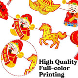 2026 Chinese New Year 2PC Horse Party Banner Lunar Festival Red Decorations