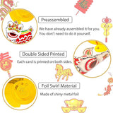 20pcs Happy Chinese New Year Hanging Swirls Horse Ceiling Festival Decor