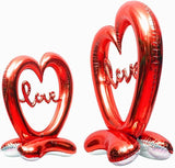 1 Pc Giant Heart Balloon Red Love Foil Balloon for Valentines Day Wedding Anniversary Party