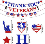 Thank You Veterans Banner Happy Veterans Day Party Decorations Military