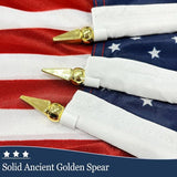 6 Pack Small American Flags on Stick 12x18 Inch Handheld Presidents Day Decor
