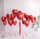 Red Valentine Day Decorations Love Heart Balloons Valentines Wedding Party Decor