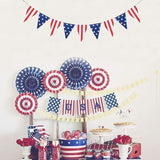 American Stars Stripes Flag Bunting Triangle Banner Patriotic Party Decoration President Day