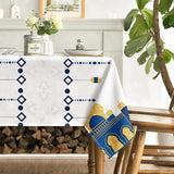 Ramadan Rectangular Tablecloth 60x84 Inch Washable Eid Mubarak Table Cover Party Decor