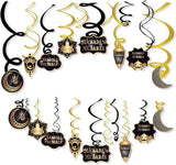 30 Piece Ramadan Mubarak Hanging Swirl Ceiling Party Decorations Baby Shower Birthday Party