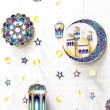 6 String Ramadan Decoration Set Mubarak Garland Moon Streamer Eid Party Supplies