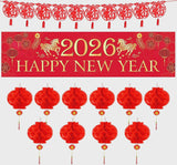 2026 Chinese New Year Year of Horse Banner Lantern Festival Decorations