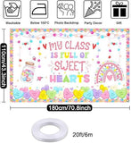 My Class is Full of Sweethearts Valentines Day Classroom Party Banner Colorful