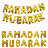 16 Inch Rose Gold Eid Mubarak Foil Balloons Ramadan Party Decoration Supplies