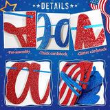 Presidents Day Banner Patriotic Classroom and Home Decor Happy Celebration Decorations