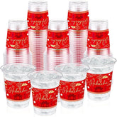 50 Pcs Hibachi Party Supplies Japanese Disposable Cups For Asian Party