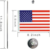 American USA Table Flag: Patriotic Office Desk Decor