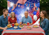 7x5ft Patriotic Photography Backdrop American Flag Balloon President Day Party Banner