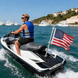 Small American Flag 12.5x18 Inch Boat Nylon Flag Brass Grommets President Day Decor