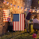 12x18 Inch American Flags Garden Flag Double Sided Patriotic USA President Day Decor