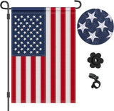 American Garden Flag 12x18 Inch Small Patriotic Yard Flags Outdoor Presidents Day Decor