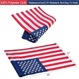 American Garden Flag Double Sided Embroidered USA 12x18 Patriotic Yard Decor